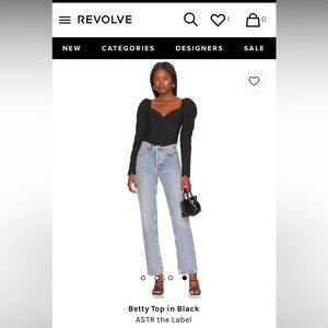 ASTR the Label sweetheart neck corset top from Anthropologie / Revolve